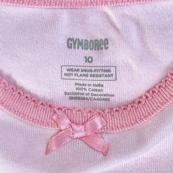 Gymboree Girls Royal Castle Pattern Pink Pajama Set NWT Size 10 - Picture 5 of 6